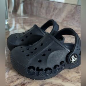 Baby/ toddler crocs navy blue